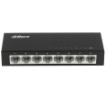 DAHUA DH-PFS3008-8ET 8-портовый коммутатор 8 RJ45 10/100 Мбит/с; 1.6 Гбит/с