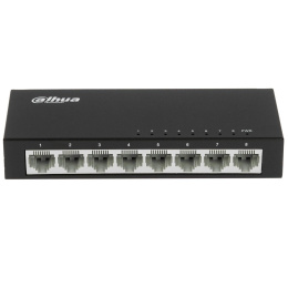 DAHUA DH-PFS3008-8ET 8-портовый коммутатор 8 RJ45 10/100 Мбит/с; 1.6 Гбит/с