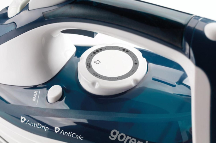 Утюг Gorenje SIH2800TQC, 2800Вт, синий/белый