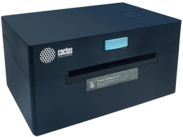 Принтер этикеток Cactus CS-TP-D420U+держатель,  черный
