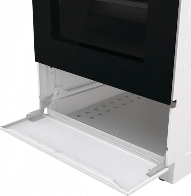 Плита Комбинированная Gorenje GK5A12WG белый металлическая крышка реш.сталь