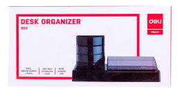 Настольный набор Deli E38254 16 предметов пластик черный