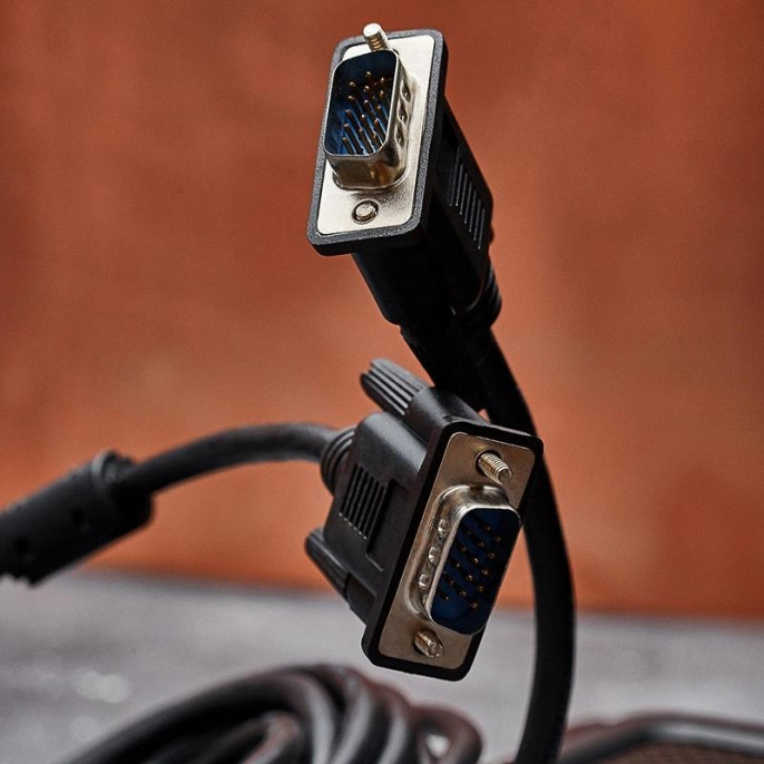 Кабель PROconnect VGA m VGA m 3м 17-5505-6 феррит.кольца черный упак.:1шт