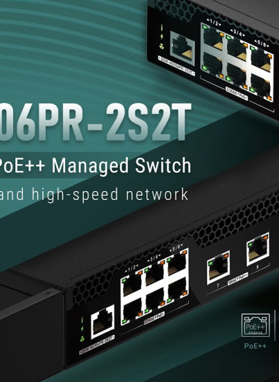 Анонсирован управляемый коммутатор QNAP QSW-M2106PR-2S2T с поддержкой PoE++