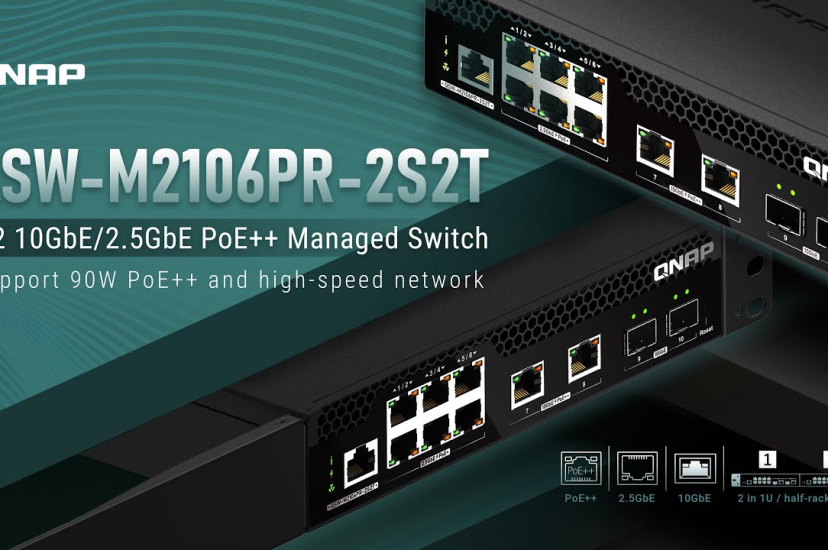 Анонсирован управляемый коммутатор QNAP QSW-M2106PR-2S2T с поддержкой PoE++