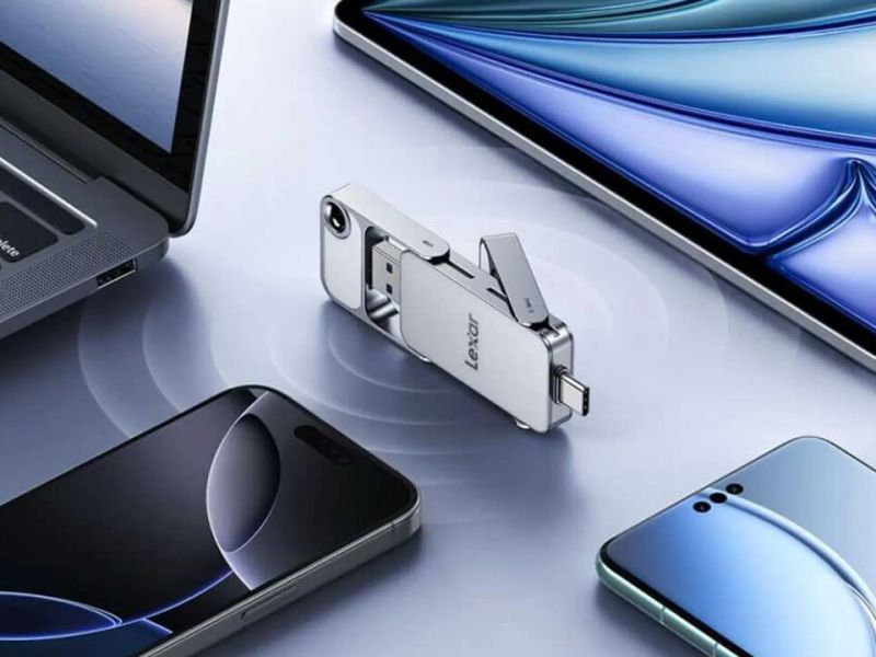 Lexar выпустила портативный SSD с двумя USB-портами