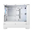 Корпус Case Fractal Design Pop Mini Air RGB TG Clear Tint, Mini-Tower, 3x120mm RGB, 2xUSB-A 3.2 mATX, mITX White FD-C-POR1M-01