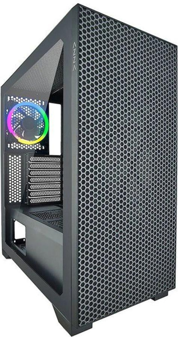 Корпус ATX AZZA Hive, Midi-Tower, без БП, черный [csaz-450 hive]