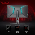 27" Монитор BLOODY MN271Q, 2560x1440, IPS, 180Гц, 2хHDMI, 2хDP, серый