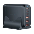 Сетевое зарядное устройство Energy Charger PD 120 Вт, 3 USB-A + 3 USB Type-C, (0120), черный QUMO 49544