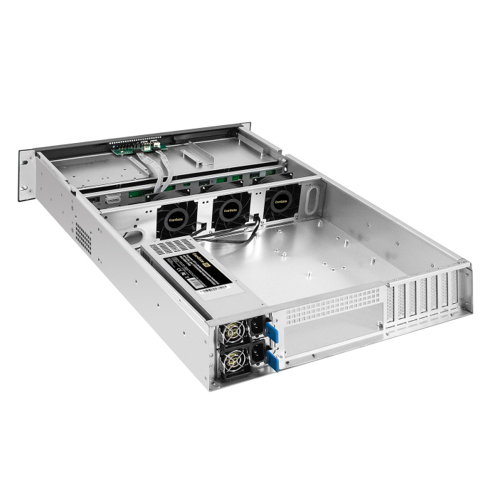 Серверная платформа ExeGate Pro 2U660-HS08 <RM 19", высота 2U, глубина 660, Redundant БП 2x550W, 8xHotSwap, USB> EX294561RUS