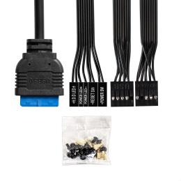 Корпус Minitower ExeGate BAA-303MU (mATX, без БП, 2*USB+1*USB3.0, HD Audio, черный) EX299065RUS