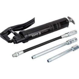 Шприц YATO для консистентной смазки 120мл с жестким и гибким шлангом под запасную тубу YT-0701 39860701 092 1