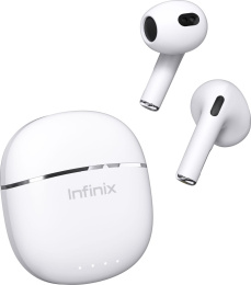 Наушники INFINIX XBuds XE23, Bluetooth, вкладыши, белый [10311755]