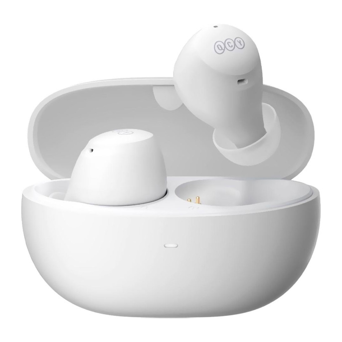 Беспроводные наушники QCY Arc Buds HT07 White BH22HT07A Чипсет: WQ7003A 3010. Bluetooth 5.2. Поддержка профиля: HFP/A2DP/AVRCP. Динамик: 10 мм динамический драйвер. Hybrid- ANC: 40dB. Время