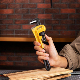 Трубный ключ Стиллсона Deli DL2510 240мм,максимальное открытие 33мм, Cr-Mo + углеродистая сталь