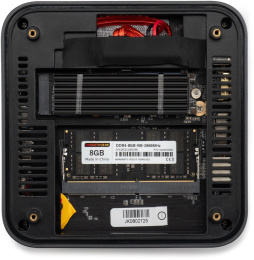 Неттоп IRU Planio 110ALCN N100 0.8 8Gb SSD256Gb UHDG без ОС GbitEth WiFi BT 30W черный RUS 2163802