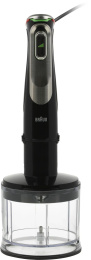 Блендер погружной Braun MQ9135XI 1200Вт черный/серебристый 0X22111366