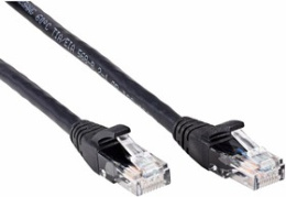 Патч-корд литой 7/0.20 UTP iOpen ANP612B-BK-3M cat.6 черный 3м
