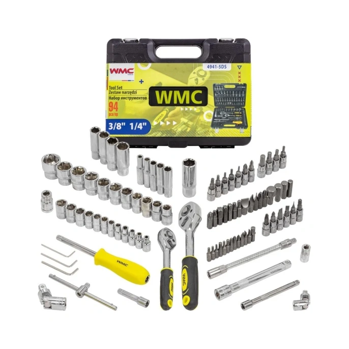 Набор инструментов WMC TOOLS 94 предметов WMC-4941-5DS(52709)