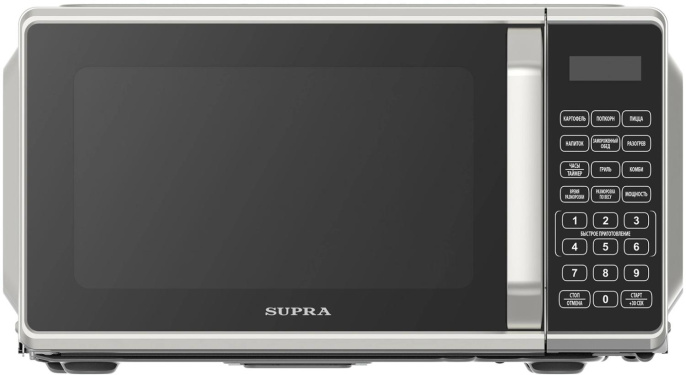 Микроволновая Печь Supra 20SSG27 20л. 700Вт серебристый