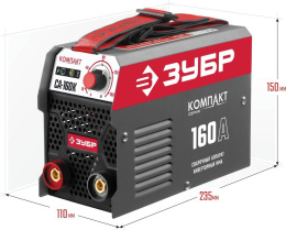 Сварочный аппарат Зубр СА-160К, инвертор