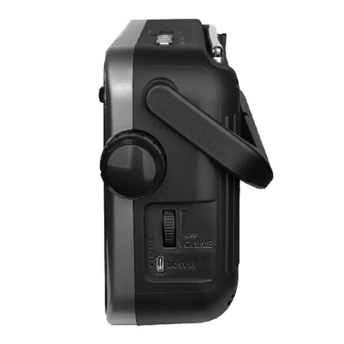 Радиоприёмник RITMIX RPR-320 переносной, AM/FM, звук 8 Вт,USB, microSD,СВ MW , КВ SW , УКВ VHF ,1 200 мА·ч