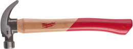 Молоток Milwaukee 4932478659 0.45кг рукоятка из гикори, форма бойка: комбинированный, материал бойка: сталь, магнитный держатель гвоздя