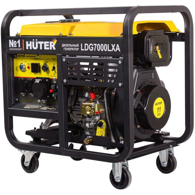 Электрогенератор дизельный Huter LDG 7000LXА 64/2/8