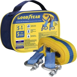 Буксировочный трос Goodyear с шаклами 5 тонн, 5 метров GY004005