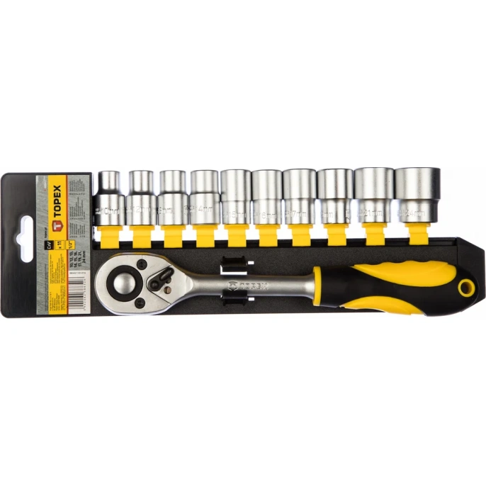 Набор торцевых ключей TOPEX 1/2" 38D652