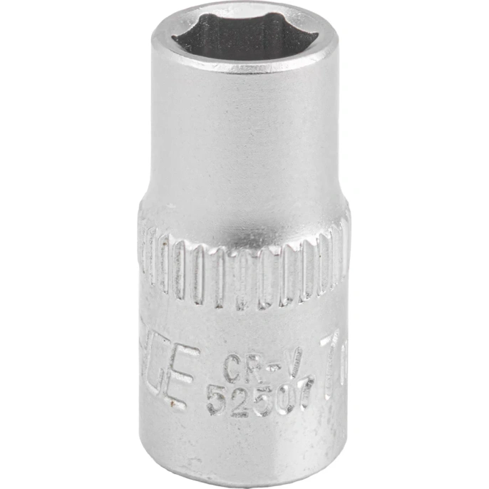 Головка торцевая 6-гранная (7 мм; L=25 мм; 1/4DR) ROCKFORCE RF-52507(11639)