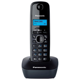 Panasonic KX-TG1611RUH серый {АОН, Caller ID,12 мелодий звонка,подсветка дисплея,поиск трубки} (KX-TG1611RUH_1)