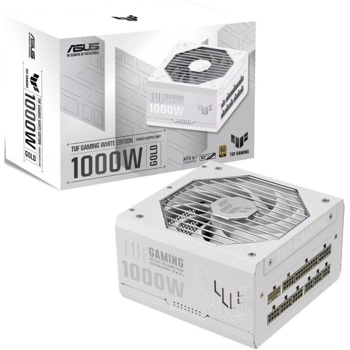 Блок питания ASUS TUF-GAMING-1000G-WHITE /PSU, CE+UK 90YE00S5-B0NA00