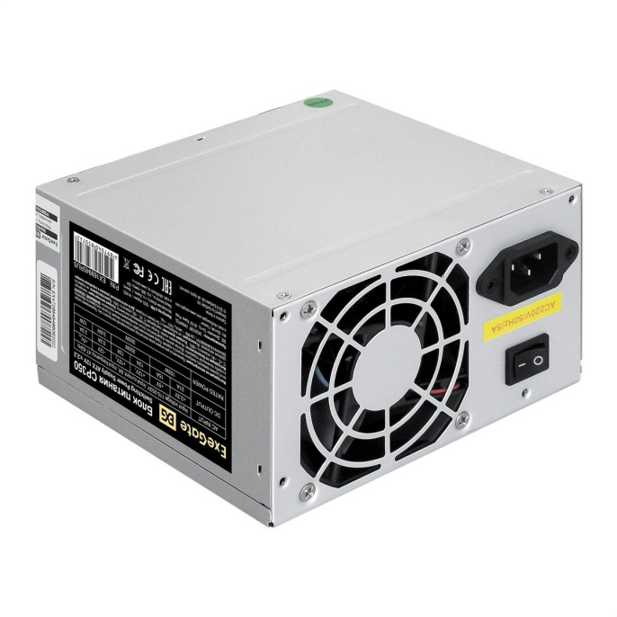 Блок питания 350W ExeGate CP350 ATX, 8cm fan, 24pin, 4pin, 3xSATA, 2xIDE EX169945RUS