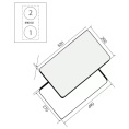Индукционная варочная панель ELICA RATIO 302 PLUS BL, 30 см, сенсорное управление, 9 уровней мощности, Bridge zone, Booster, индикатор остаточного тепла, распознование посуды, пауза, подогрев, таймер, цвет черный