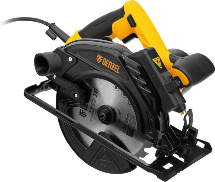 Циркулярная пила дисковая Denzel CSH-185 1400Вт ручная D диска.:185мм 27304