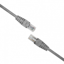 Патч-корд NTSS NTSS-PC-UTP-RJ45-5e-0.2-LSZH-GY UTP RJ-45 вил.-вилка RJ-45 кат.5E 0.2м серый LSZH 26AWG