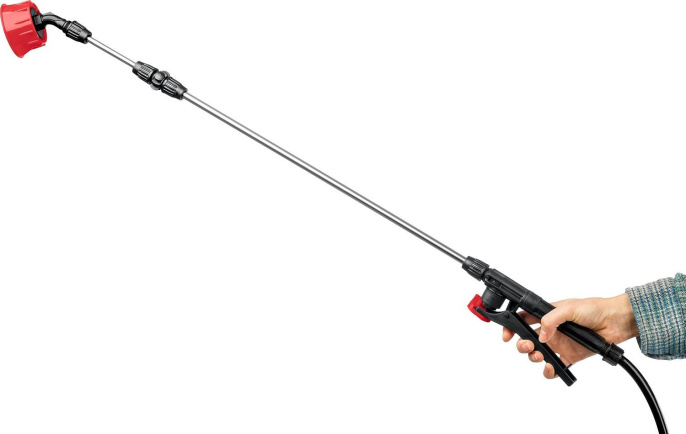 Опрыскиватель Зубр ОПС-12, аккумуляторный, ранцевый, 12л, зеленый