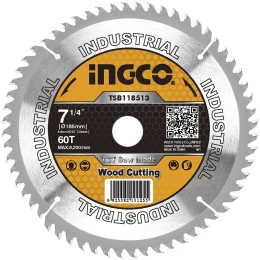 Диск пильный по дереву TCT (185х20 мм; 60Т) INGCO TSB118513