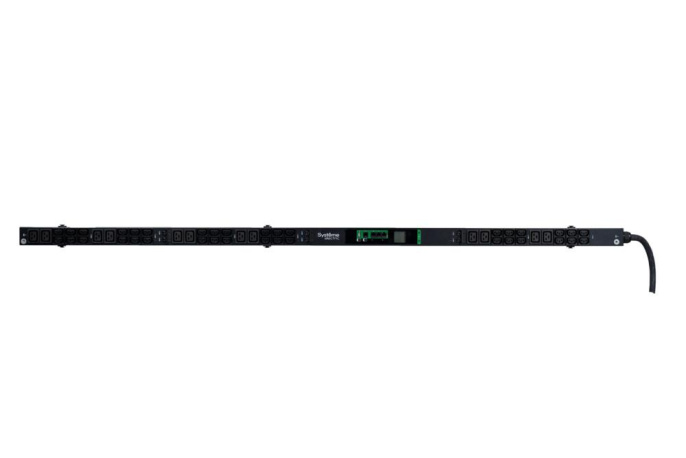 БРП Uniprom, с мониторингом, 0U, 400В, 3Ф, 32A, 36xC13 12xC19, 3м кабель, IEC309 UP8886