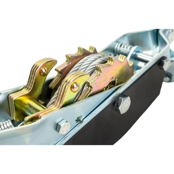 Ручная лебедка с двойным храповым механизмом Gigant 1т, Диаметр троса 11мм, длина троса 2,2м, GEW-20