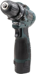 Дрель-шуруповерт ZITREK Green 12V Max, 2Ач,  с одним аккумулятором [085-1015]