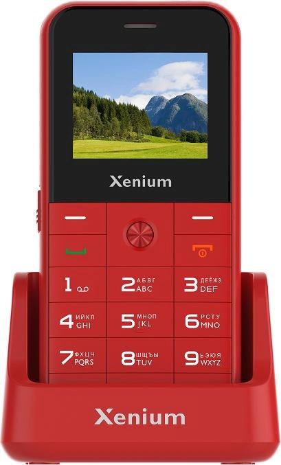 Сотовый телефон XENIUM X718,  красный