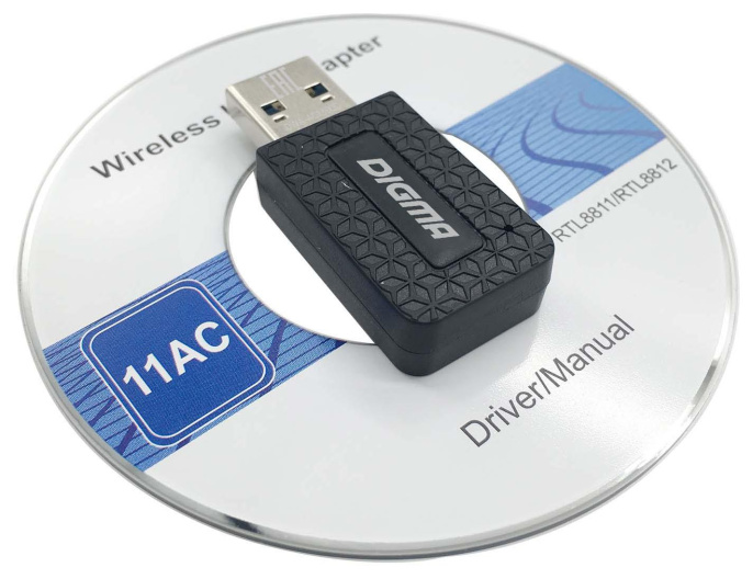 Wi-Fi адаптер Digma DWA-AC1300C USB 3.0