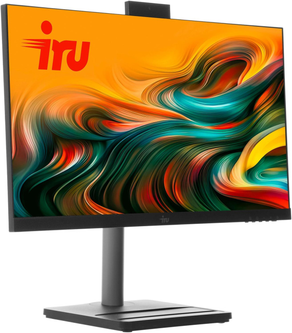 Моноблок IRU Tactio 24ID 24.5" Full HD i3 1215U 1.2 8Gb SSD256Gb UHDG Windows 11 Pro 64 GbitEth WiFi BT 90W Cam черный 1920x1080