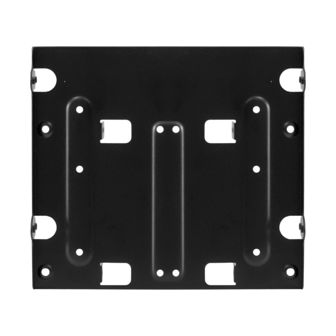 Салазки (переходник) ExeGate HD-MFT5M мультифункциональные для установки 4xHDD/SSD 2.5" или 2xHDD/SSD 2.5"+1xHDD 3.5" или 2xHDD/SSD 2.5"+внутренний устройство 3.5" в отсек 5.25" металлические EX292549RUS