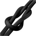 Кабель Usams US-SJ689 Lightning 2.4A Striped Data Cable-KY Series 1m Черный (SJ689USB01)