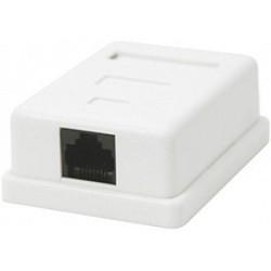 Розетка Cablexpert 1 порт RJ-45 кат.5e внешняя NA212
