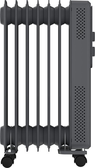 Масляный радиатор Royal Clima Ardea ROR-AR7-1500M, с терморегулятором, 1500Вт, 7 секций, 3 режима, графитовый